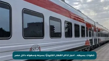 خطوات بسيطة.. احجز تذاكر القطار إلكترونيًا بسرعة وسهولة داخل مصر